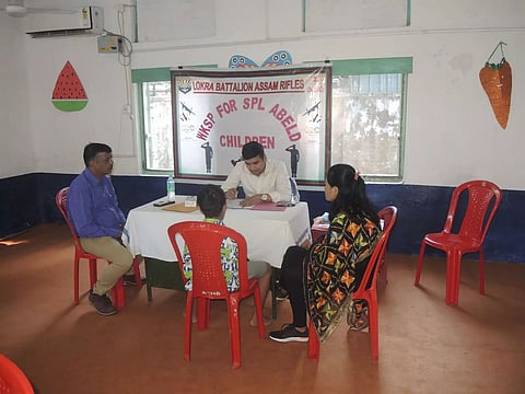 Assam: Workshop for specially-abled children