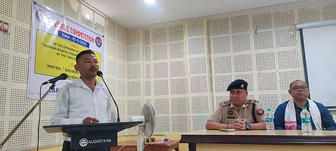 Debate competition for police personnel held at Lakhimpur Commerce College