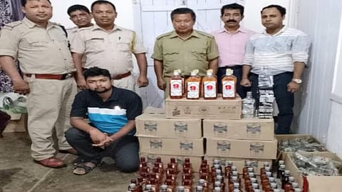 Assam: Excise raid conducted by Margherita and Digboi team