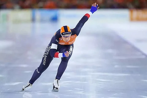 Jutta Leerdam wins women's 1,000m at ISU World Cup Speed Skating race in Japan