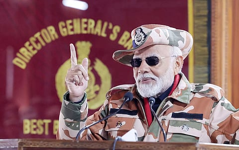 PM Narendra Modi: India safe so long as brave soldiers are standing on borders