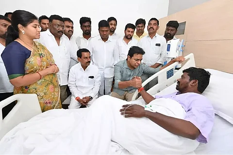 Bharat Rashtra Samithi (BRS), Congress trade allegations after alleged attack on MLA
