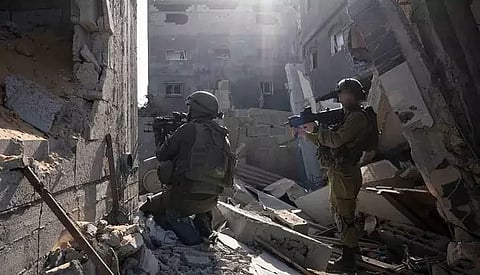 Israel Defense Forces (IDF) capture Hamas buildings in Gaza City