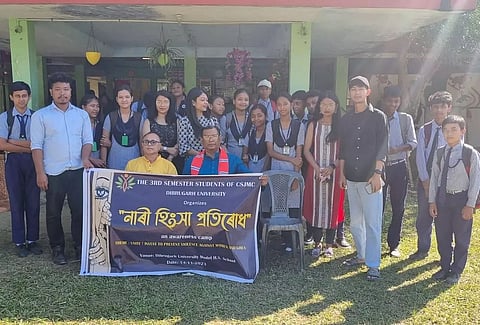 Awareness campaign on elimination of violence against women