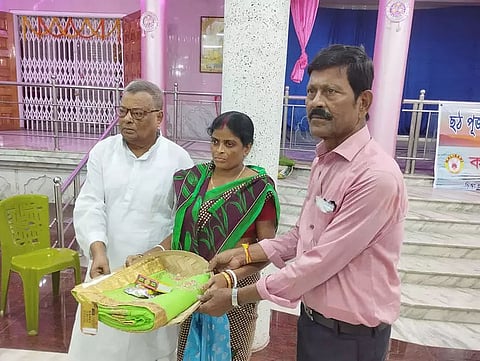 Dala distributed among Chhath Puja devotees