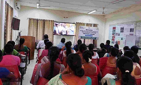 PM KISAN and Viksit Bharat Sankalp Yojana webcasting programme held