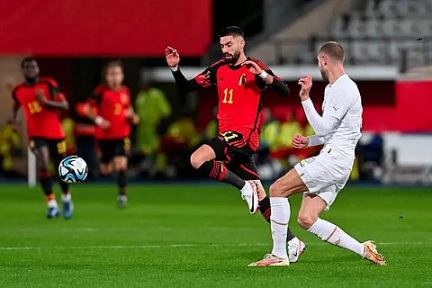 Yannick Carrasco scores early to give Belgium win over Serbia
