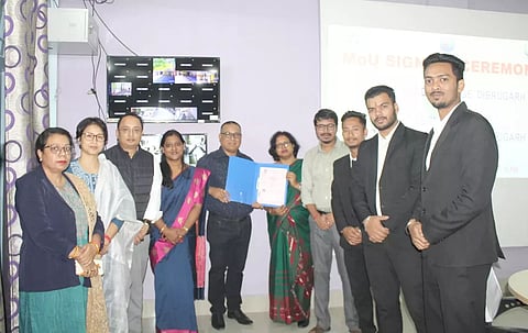 DHSK College signed MoU with Dibru College and Dr. Rohini Kanta Barua Law College, Dibrugarh