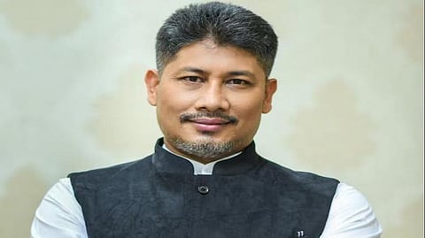 Pijush Hazarika laid foundation stone of Kokilamari Soniboria Bazar area dyke