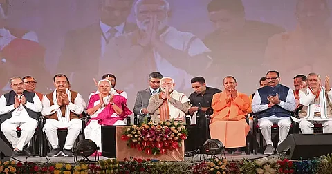 Prime Minister Narendra Modi honours ‘Nari Shakti’ at Saint Mirabai’s 525th birth anniversary