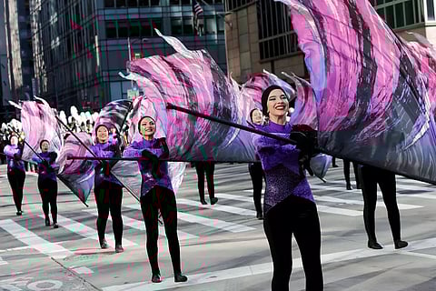 NYC stages Thanksgiving Day parade with pro-Palestinian protesters’ intrusion