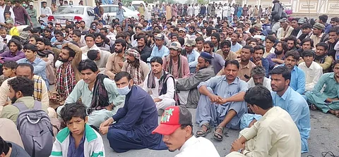 Massive protests erupt in Balochistan’s Turbat against fake encounters
