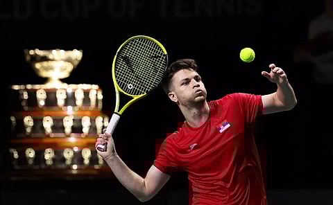 Davis Cup: Kecmanovic outlasts Musetti to put Serbia ahead in semis