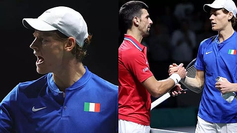 Sinner stuns Djokovic twice to send Italy into Davis Cup final