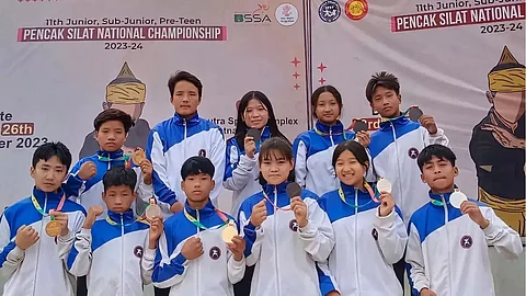 Arunachal Pradesh: Athletes Shine with 10 Medals at National Pencak Silat Championship