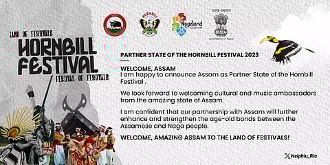 Assam to be the Partner State for Hornbill Festival 2023