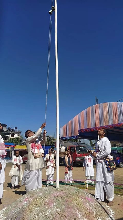 Krishna Raax Lila programme starts in Demow Public Playground