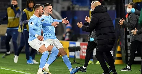 Champions League: Manchester City top group; Barcelona, Dortmund in last 16