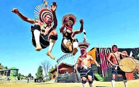 Nagaland: Tax Payers Lounge at Hornbill Festival Venue