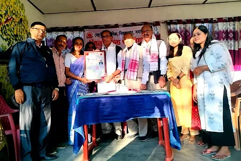 Assam: Journalist felicitated in Tinsukia district