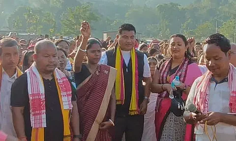 Hemonta Kemprai participates in election campaign