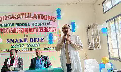 Hattric year of zero death in snakebite celebrated in Demow