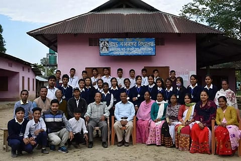 Foundation day of Srimanta Sankardev Vidyalay celebrated in Demow