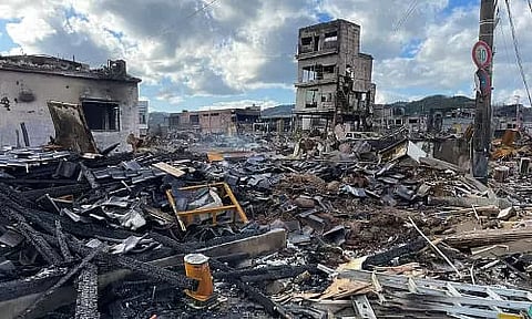 Japan earthquake toll spikes to 94, with 250 missing persons