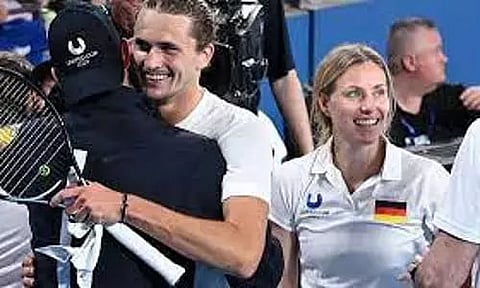 Alexander Zverev’s victory in mixed doubles helps Germany beat Australia in semis