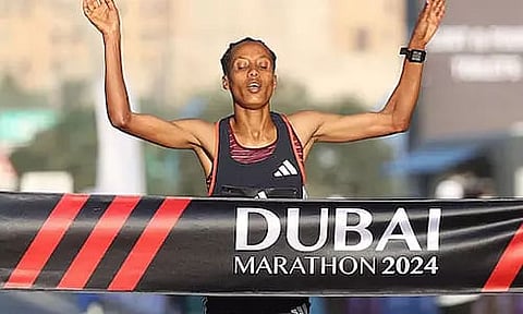 Ethiopian runner Tigist Ketema breaks world record for fastest marathon debut