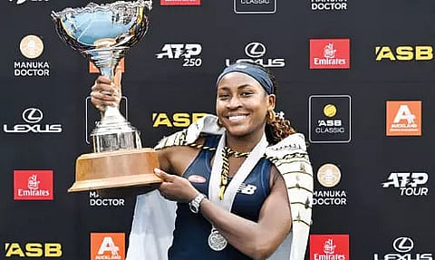 No.1 seed American Coco Gauff defend Auckland title