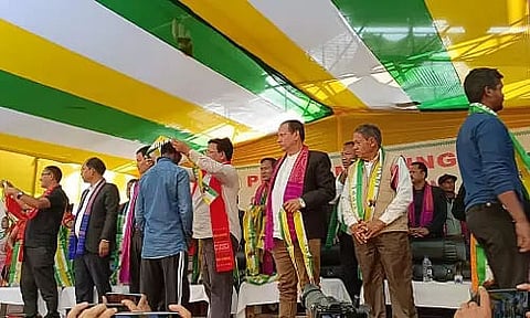 Assam: 1,138 join United People’s Party Liberal at Kumarikata in Tamulpur district
