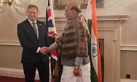 Defence Minister Rajnath Singh, UK Defence Minister Grant Shapps sign MoU over defence collaboration