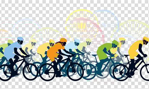 Cycle rally held to make people aware of fuel conservation