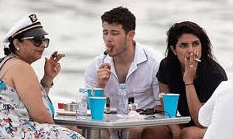 'Asthmatic' Priyanka Chopra Enjoys A Smoke, Gets Trolled