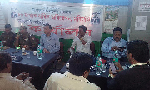 DC Rituraj Bora takes stock of preparation for Srimanta Sankardev Sangha's session