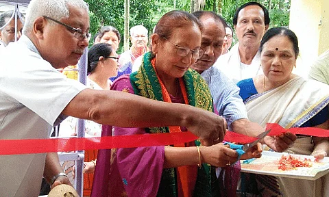 Pramila Rani Brahma inaugurates Pensioners' Bhavan of Kokrajhar district committee