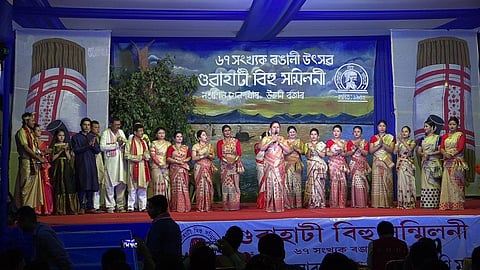 Bihu dance  depicting  importance  of women