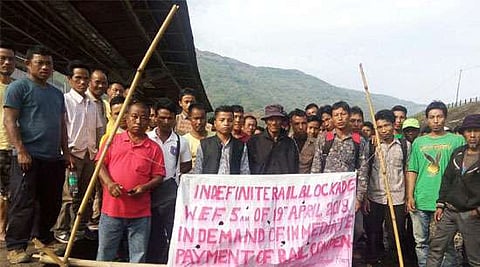 Indefinite rail blockade continues