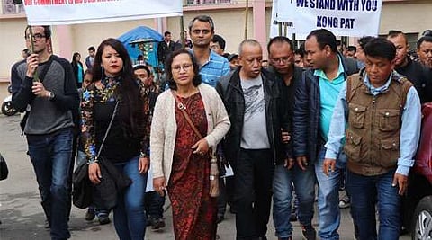 Journalist fraternity takes out protest march in Shillong