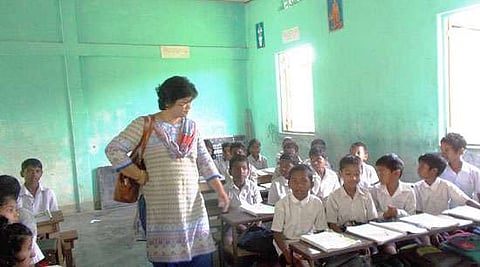 ADC Lalsim visits schools and Anganwadi centres