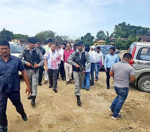 Health Minister Sarma visits Lakhimpur