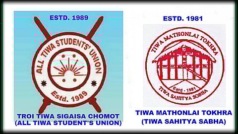 Tiwa organizations stage dharna