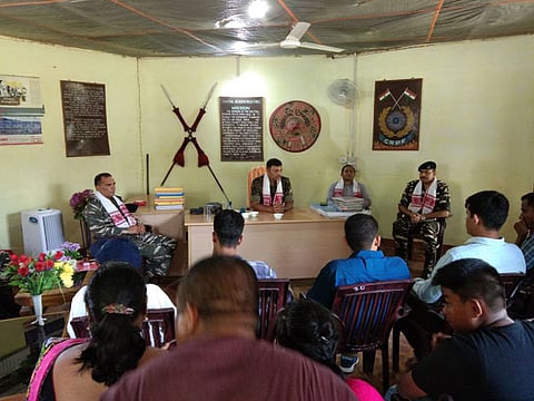 CRPF IGP visits Assam-Nagaland border