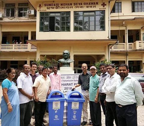 Dustbins donated