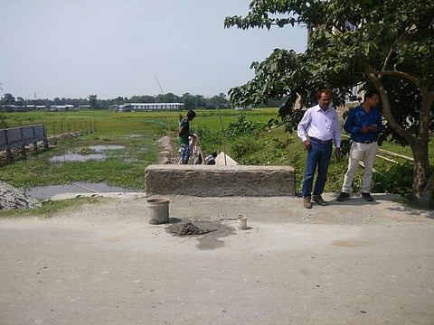 FIR lodged for blocking flow of natural water to agri-fields