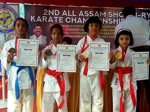 Kamrup (M) dominate in Shorin Ryu Karate