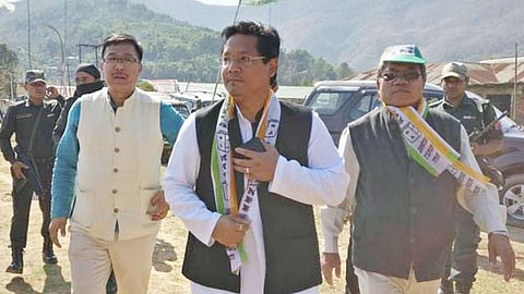 Conrad winds up campaign for Ampati by-election