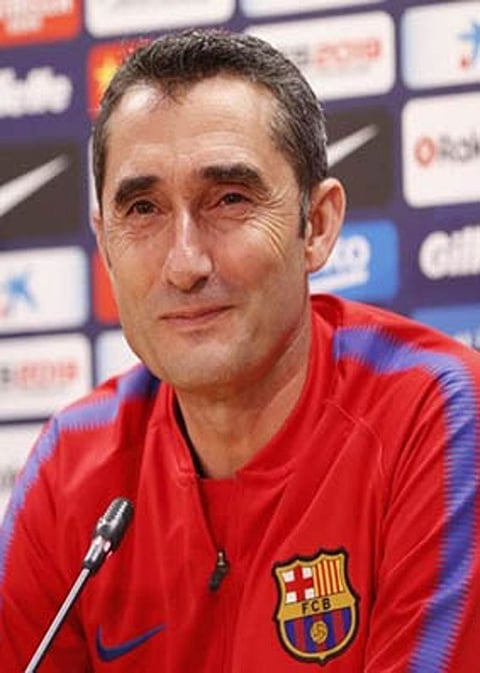 Valverde satisfied with first season as Barca coach