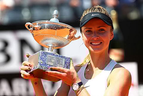 Svitolina defends Italian Open title